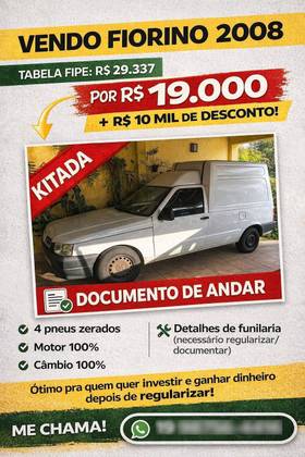 FIAT FIORINO 1.3 MPI FURGÃO 8V FLEX 2P MANUAL